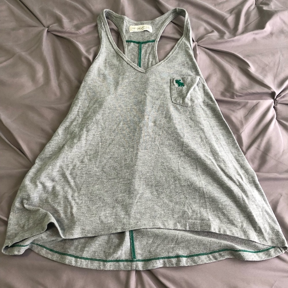 Gray A&F Tank